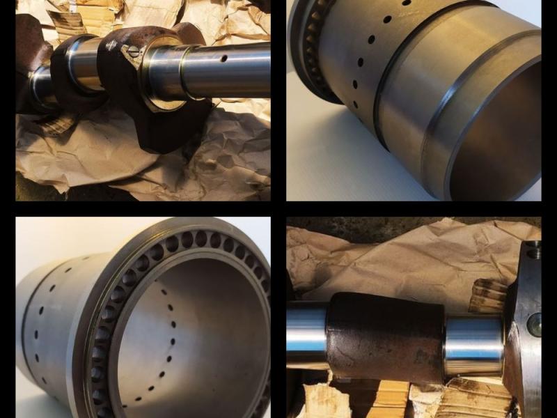 Колінчастий вал, гільзи компресора П-110